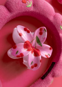 Set de Vincha y Muñequeras Absorbentes para Skincare Rosado Chicle