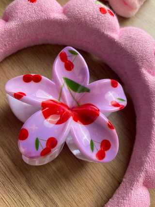 Set de Vincha y Muñequeras Absorbentes para Skincare Rosado Claro